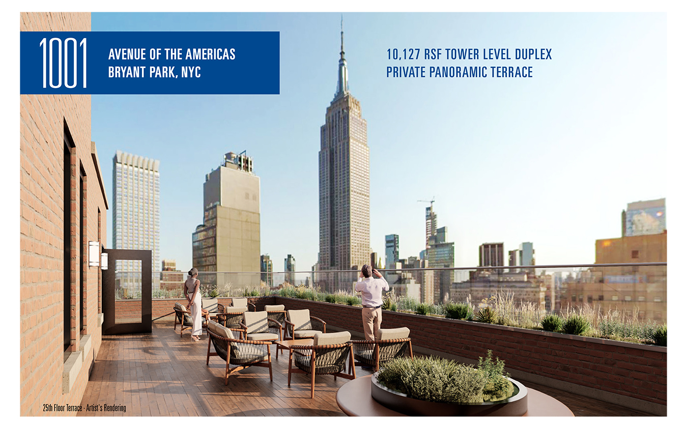 1001 Avenue of the Americas, Entire 25th Floor