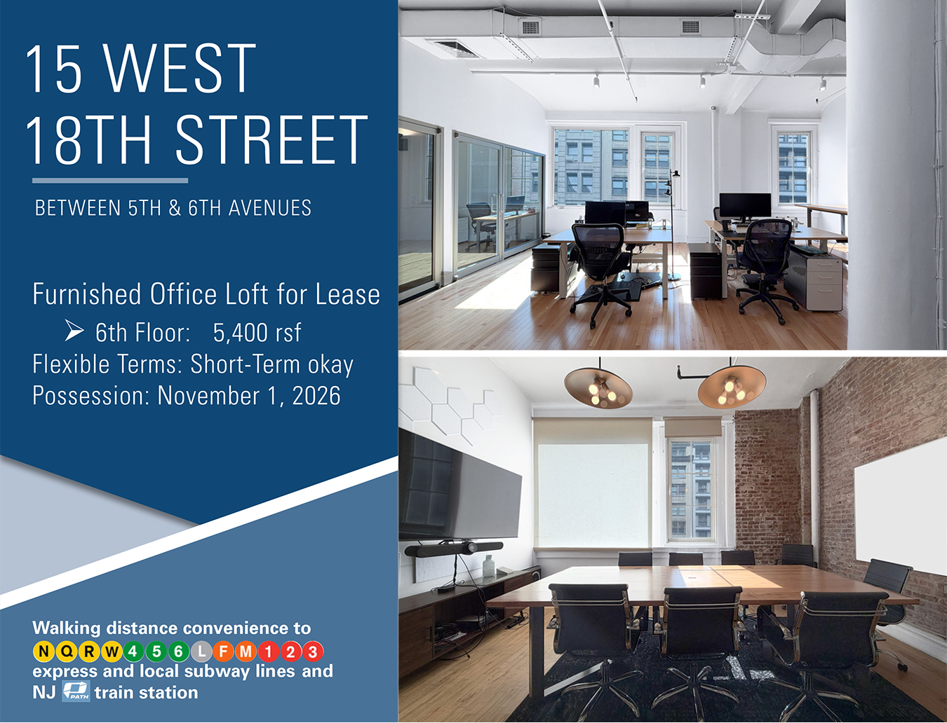 15 W 18th St, Entire Floor