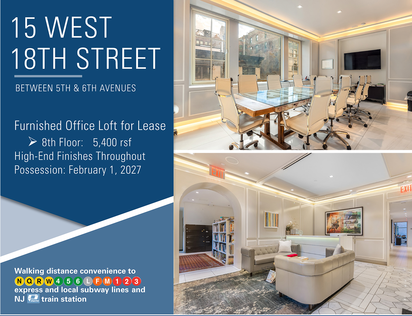 15 W 18th Street, Full Floor