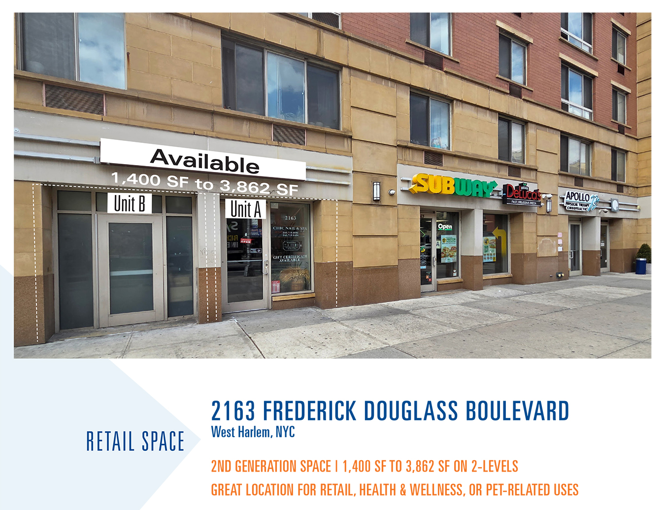 2163 Frederick Douglass Blvd, Ground Floor