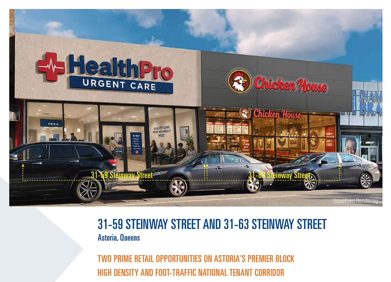 31-59 Steinway Street, Ground + Basement